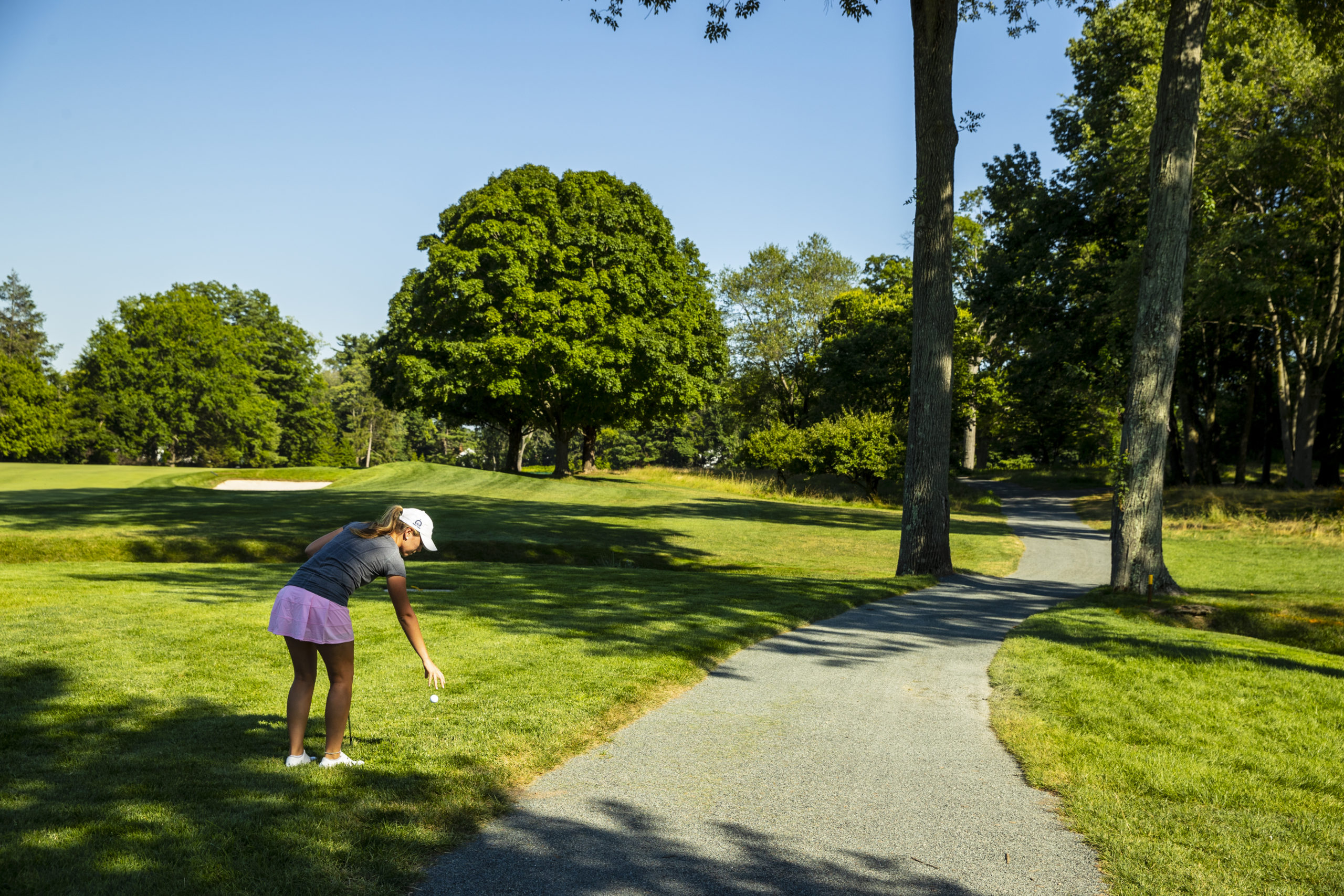 during the 2018 Rules Modernization Shoot at Baltusrol Golf Club in Springfield, N.J. on Thursday, July 19, 2018.  (Copyright USGA/John Mummert)